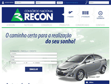Tablet Screenshot of consorciorecon.com.br
